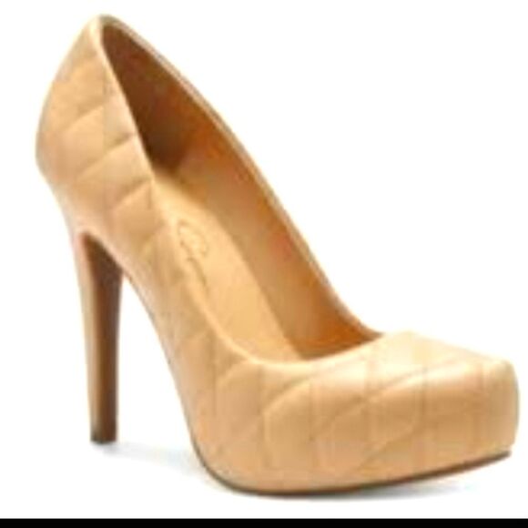 Jessica Simpson Quilted Platform Heels - Picture 2 of 3